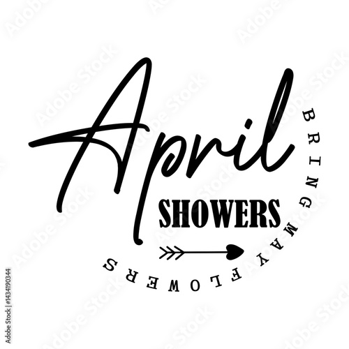 April Showers Bring May Flowers svg 