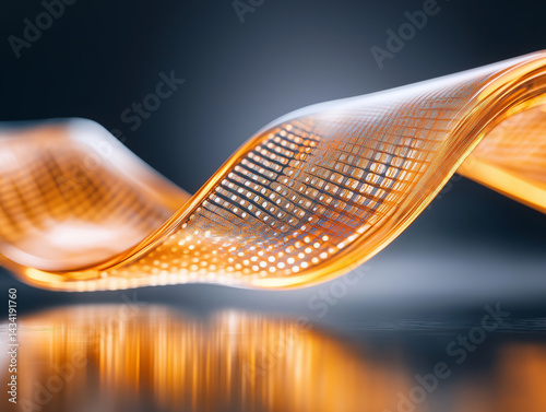 flexible oled device bending demonstration