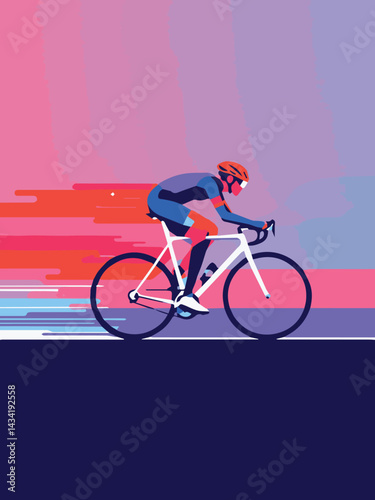 cyclist riding a bike