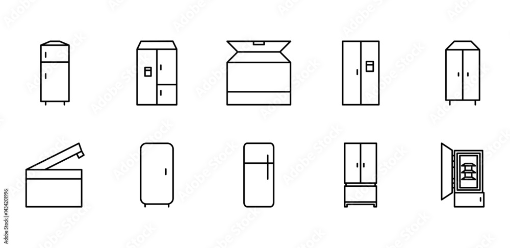 refridgerator icon pack refridgerator icon pack