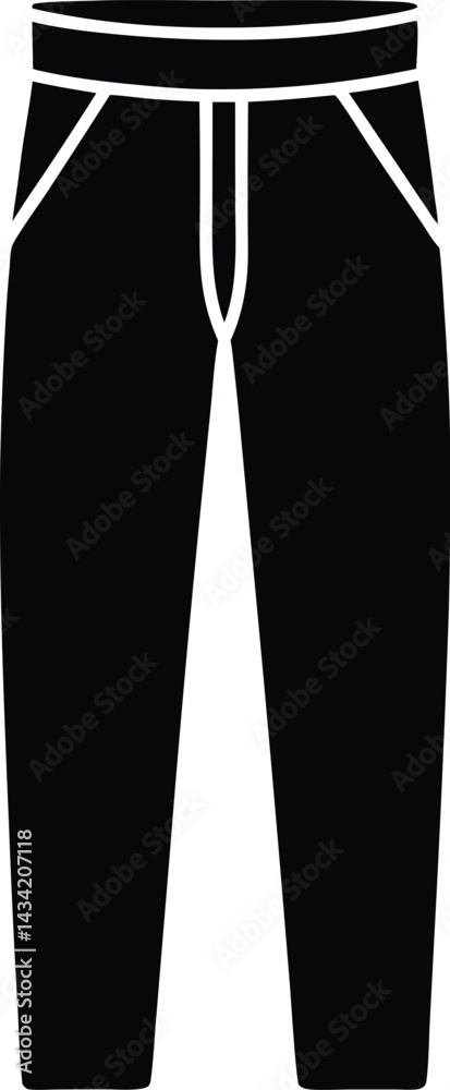 vector illustration of a man in pants vector illustration of a man in pants