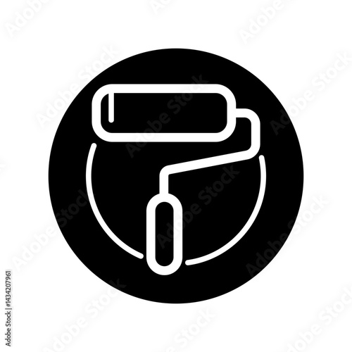 Paintbrush icon design template SVG