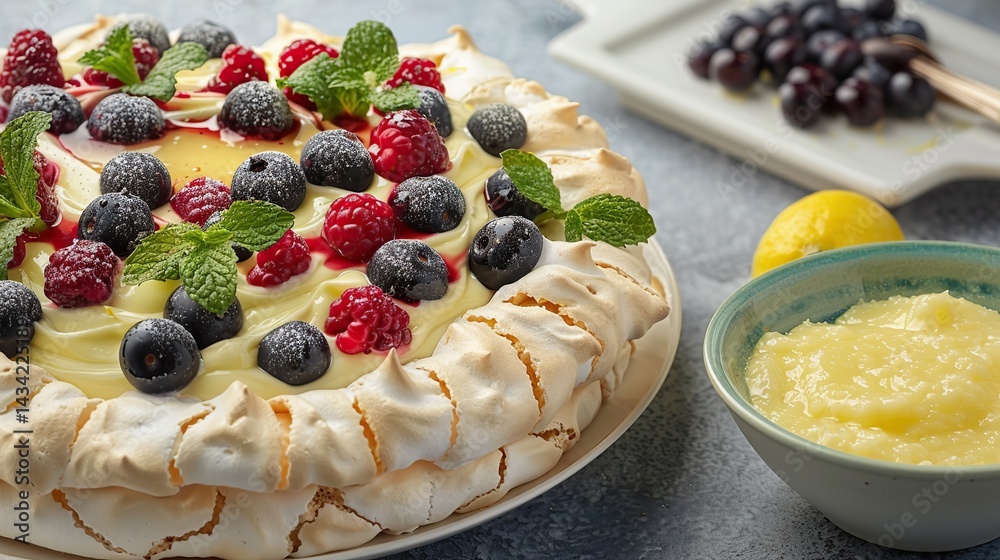 fruit tart with blueberries fruit tart with blueberries