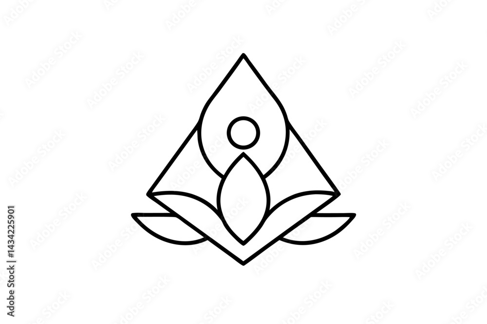 Fototapeta premium This vector illustration shows a 3D water drop icon, a simple symbol of nature's design