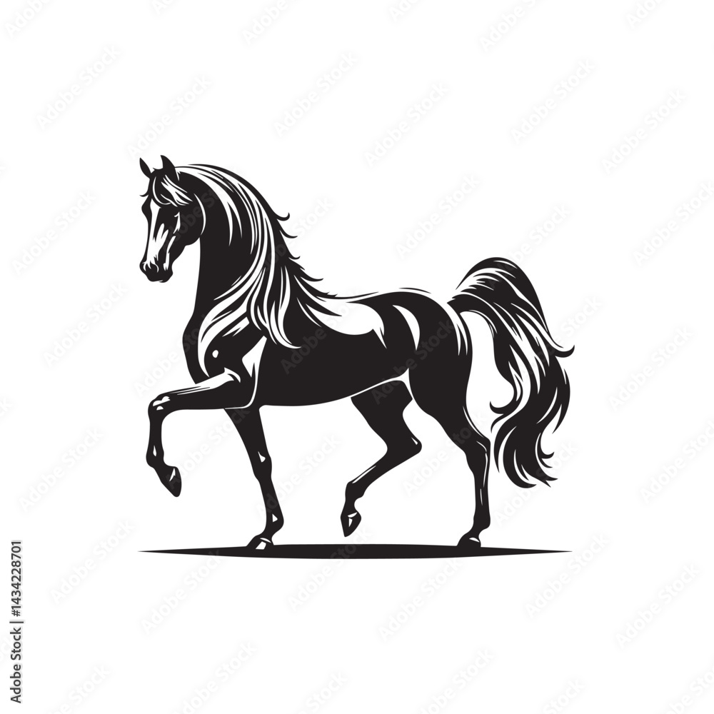 Obraz premium horse vector illustration