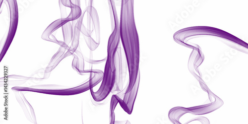 Pink smoke flow isolated on white Gas flow shape effect. collection swirling movement of green smoke group, abstract line Isolated on white background. Green smoke on black background.