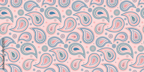 Symmetry blossom with persian seamless. Summer dress with complexity print. Cool surreal by art seasonal.