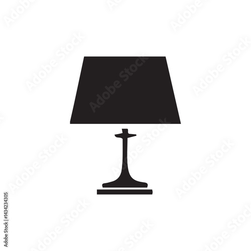 modern desk lamp isolated on white