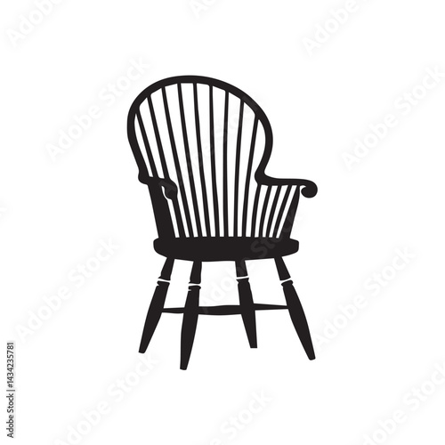 vector illustration of a chair