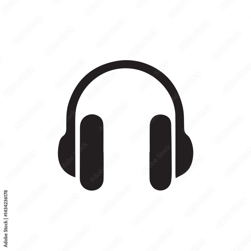 headphones icon vector illustration headphones icon vector illustration