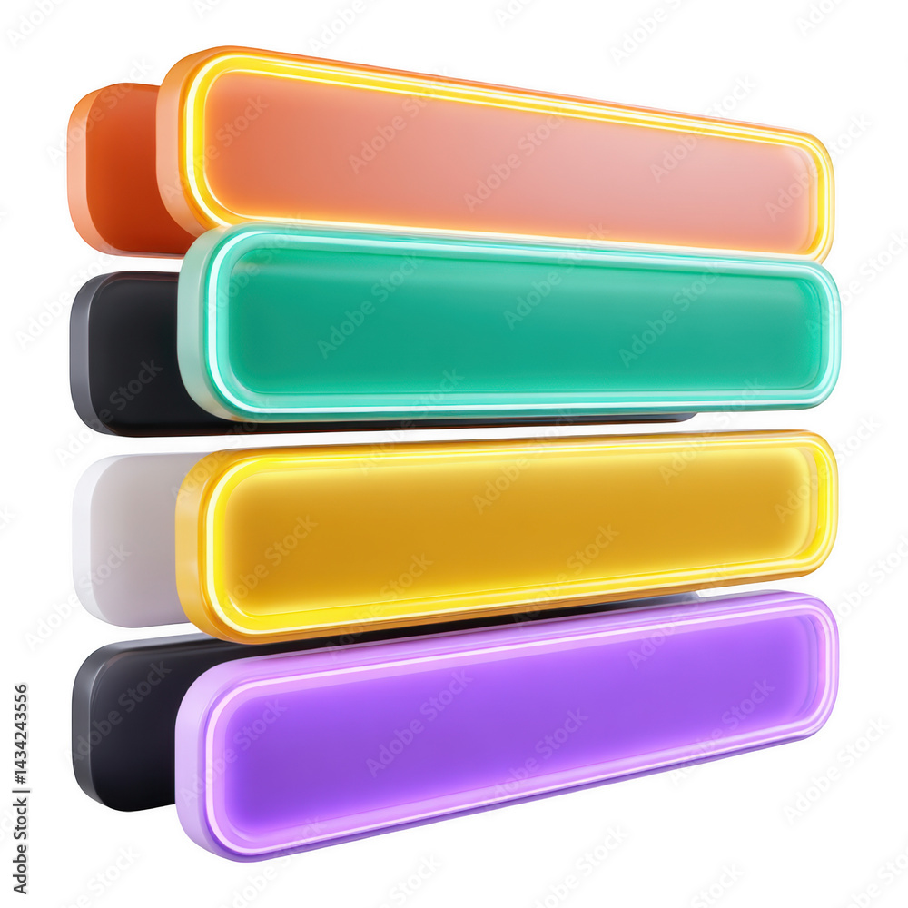 3D Cartoon Illustration of a Digital Touchscreen Interfaces for Promoting Keywords in Future Tech, Isolated on Transparent Background 3D Cartoon Illustration of a Digital Touchscreen Interfaces for Promoting Keywords in Future Tech, Isolated on Transparent Background