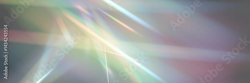 Soft pastel holographic light leak, dreamy blurred prism glow, ethereal abstract background.
