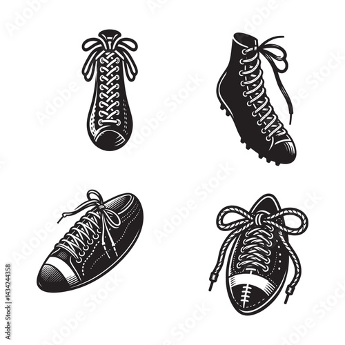 Football Shoes Svg Bundle