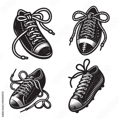 Football Shoes Svg Bundle