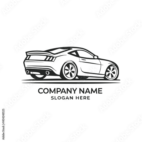 Sporty car logo design (1)