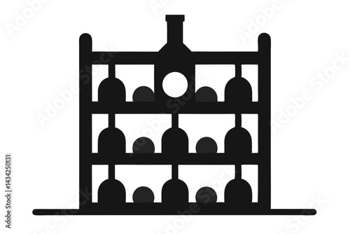 a--wine-rack-silhuette--vector-art-illustriton-whi.eps