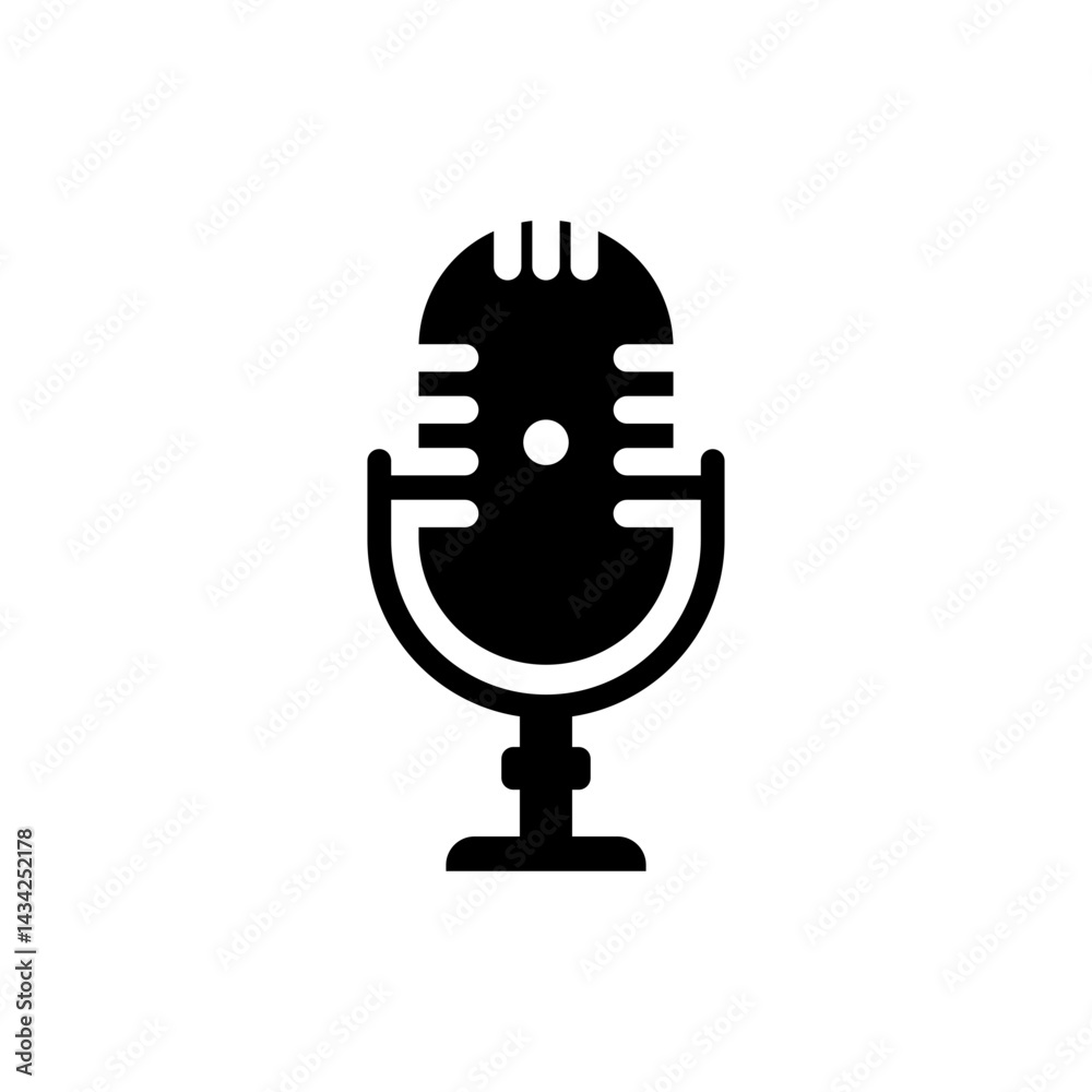 Microphone vector icon Microphone vector icon