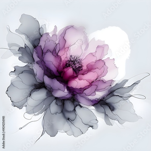 pink peony flower