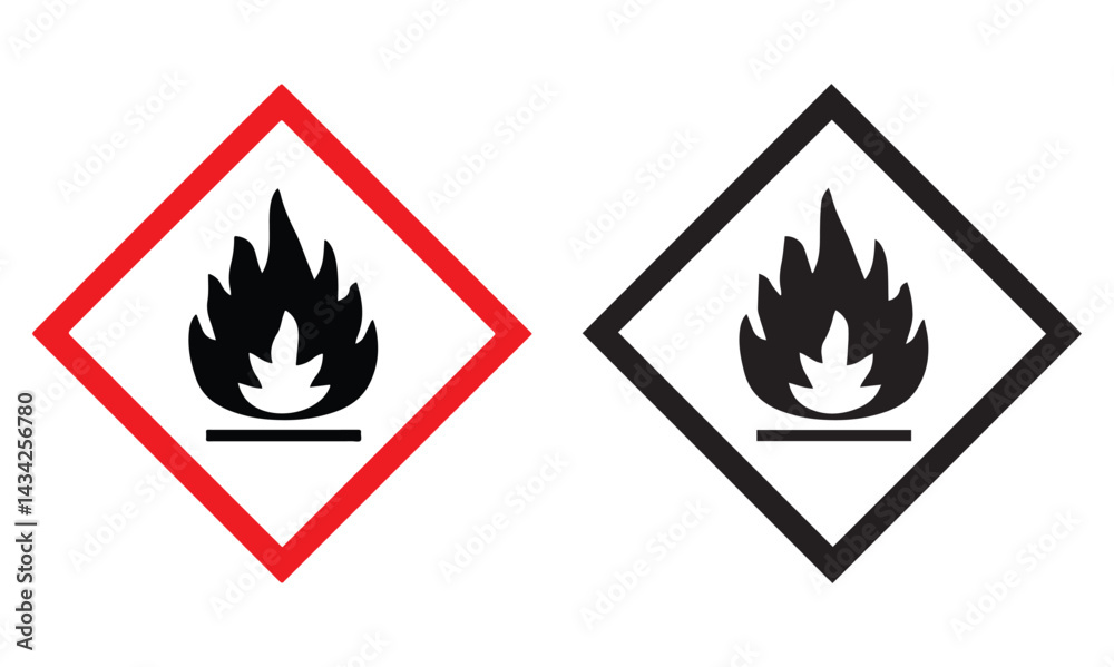 flammable hazard icon png. vector illustration eps file flammable hazard icon png. vector illustration eps file