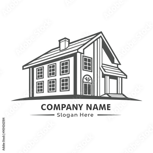 Classic house logo design (1)