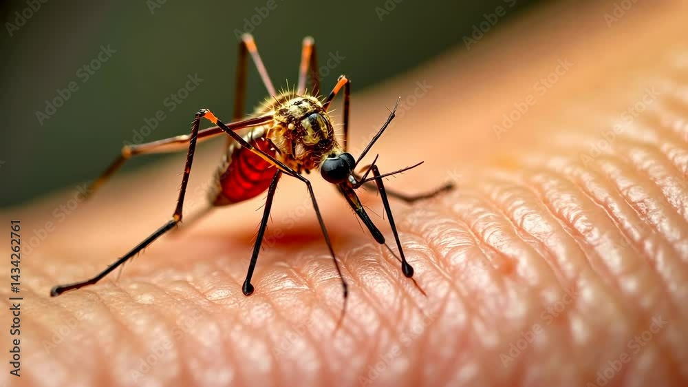 Mosquito, insect bite, disease vector. Vector control. Mosquitoes spread dangerous diseases. Insect repellent prevents mosquito bites. Public awareness reduces infection rates.
