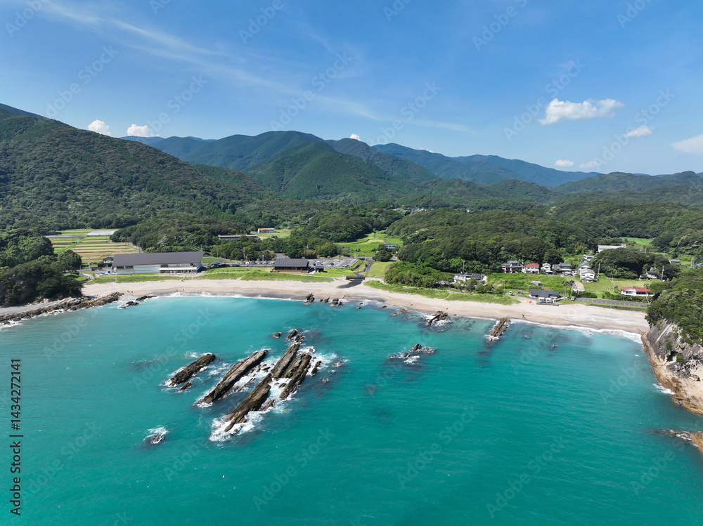 高知県土佐清水市 桜浜の風景