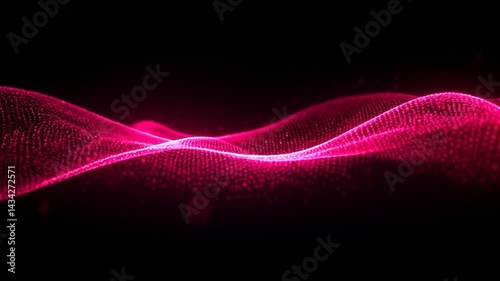 Dive into a captivating world of seamless pink waves. This abstract video offers a soothing yet vibrant visual experience, perfect for relaxation or creative inspiration.