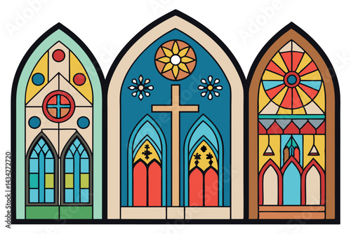 church stained glass windows cathedral glass art 1.eps