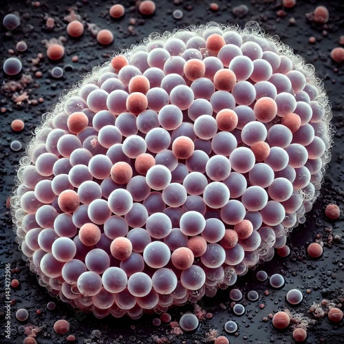 Parasitic Worm Egg Ascaris lumbricoides photo