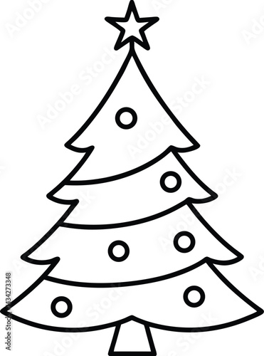 abstract christmas tree vector illustration lol