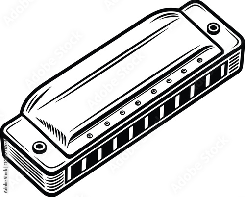 vector illustration of an old fashioned radio