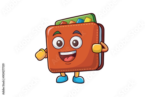 wallet with colorful square chewing candy 4.eps
