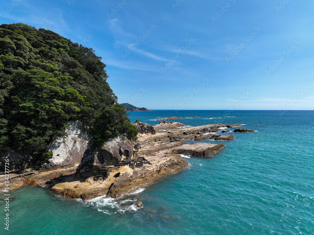 高知県土佐清水市 竜串海岸の風景