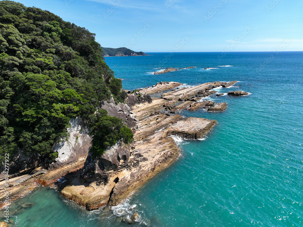 高知県土佐清水市 竜串海岸の風景