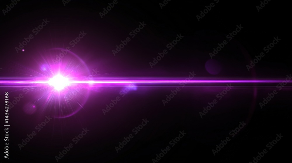Abstract Purple Light Flare Effect Abstract Purple Light Flare Effect