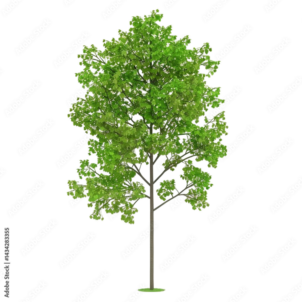 3D Tree Sapling Render – Isolated on Transparent Background 3D Tree Sapling Render – Isolated on Transparent Background