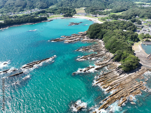 Obraz na płótnie 高知県土佐清水市 竜串海岸の風景 w salonie