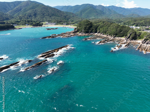 Obraz na płótnie 高知県土佐清水市 竜串海岸の風景 w salonie