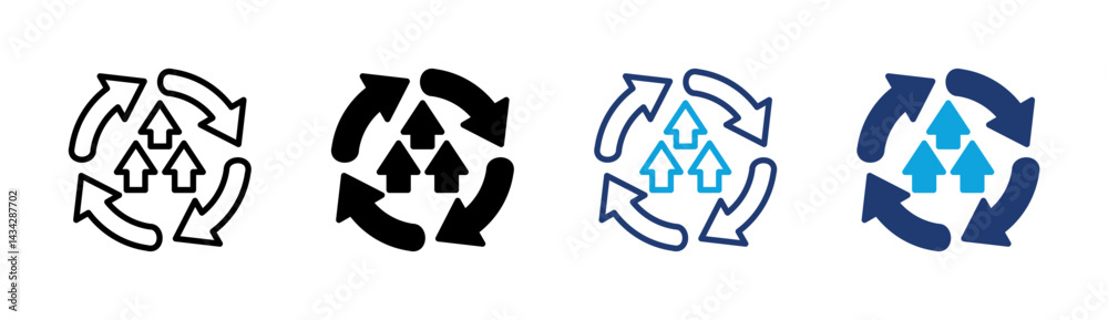 Continuous Improvement Icon Continuous Improvement Icon