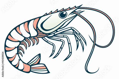 vector illustration of a fish