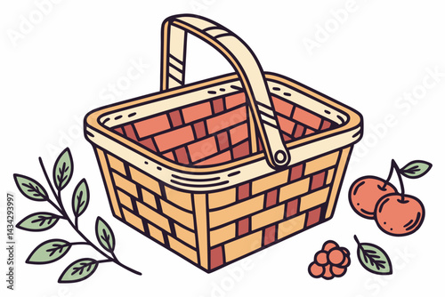 basket with handles icon