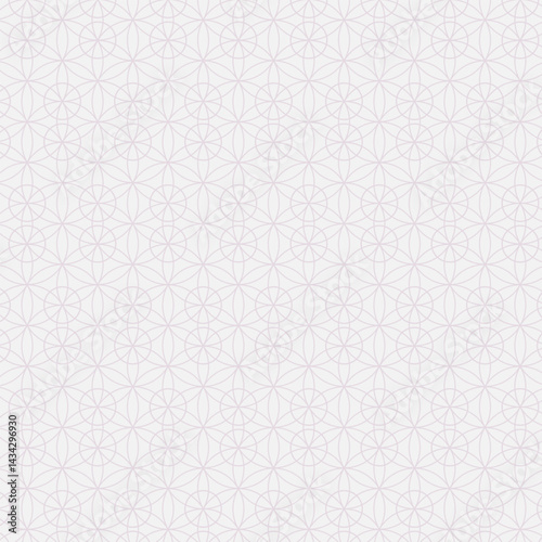 Rose Floral Circle Shape Elegant Pattern Background