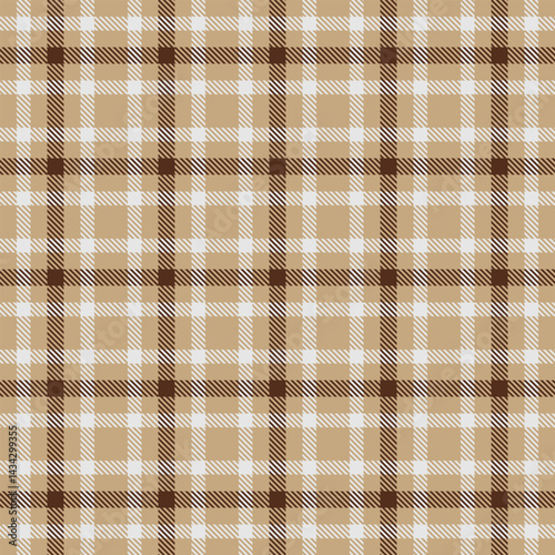 Industry check plaid texture, calm textile tartan vector. Decorating background fabric seamless pattern in orange and sterling silver colors.