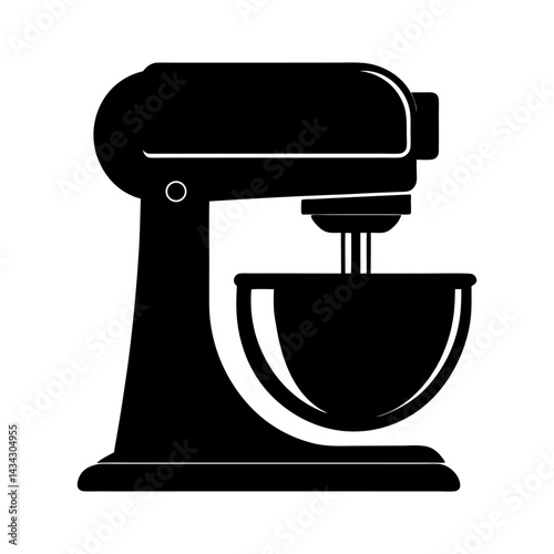Industrial Mixer silhouette vector