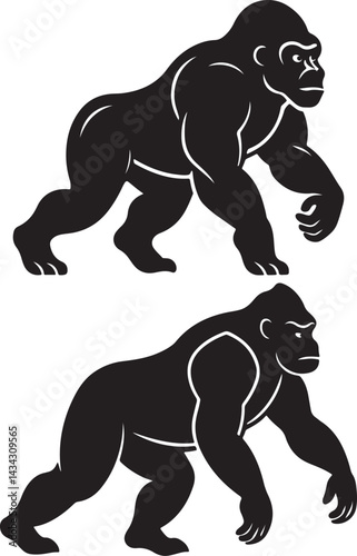running gorilla