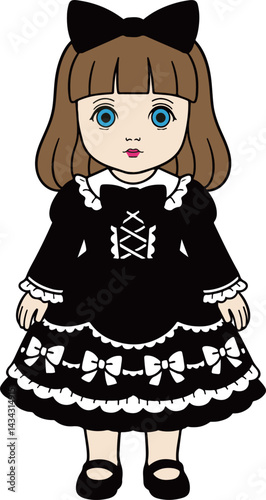 かわいいアンティークドール