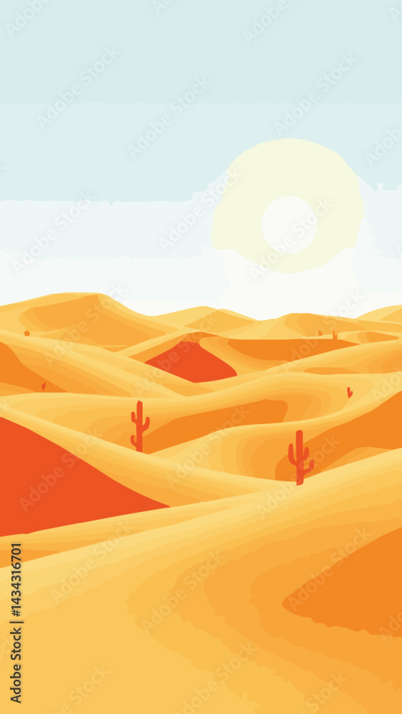 sand dunes in the sahara