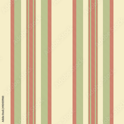 Hat vertical stripe fabric, screen seamless texture vector. Sollage pattern lines background textile in light and green colors.