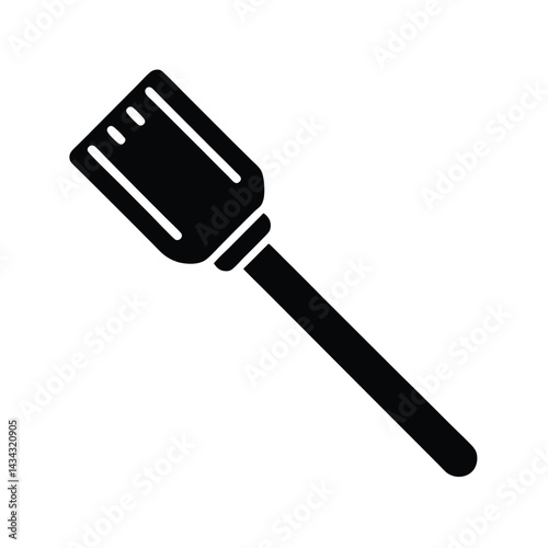 disposable applicator stencil icon vector illustration