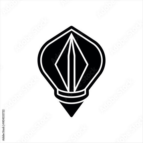 Tooltip icon element silhouette design vector illustration of an abstract background